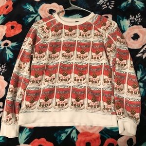 Campbel print sweatshirt
